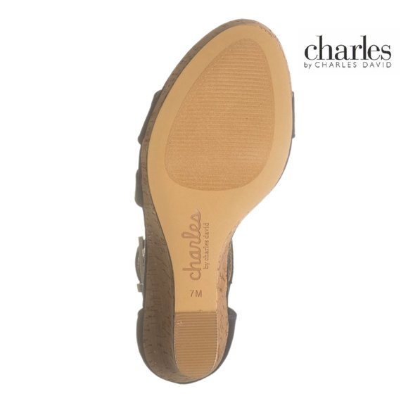 Charles By Charles David Leanna Cork Wedge Sandal - Picture 4 of 4